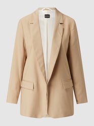 Blazer met schouderpads, model 'Mambo'  van Pennyblack Wit - 4