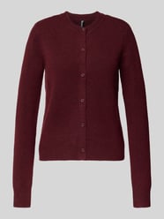 Regular fit gebreid jack met wol, model 'MALOU' van Pieces - 33