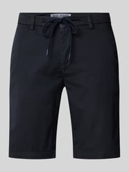 Regular Fit Shorts mit Tunnelzug von MAC Blau - 7