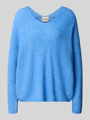 Sweter z mieszanki wełny i alpaki, krój regular fit, model 'Thora' od MOS MOSH - 15