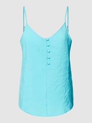 Top mit Knopfleiste Modell 'QUEENY' von Vero Moda Türkis - 21