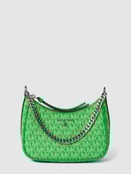 Torba hobo z detalem z logo model ‘JET SET’ od MICHAEL Michael Kors Zielony - 18