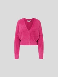 Strickjacke mit Label-Details von ROTATE BIRGER CHRISTENSEN Pink - 11