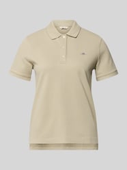poloshirt met gestikt logo en polokraag van GANT Beige - 25