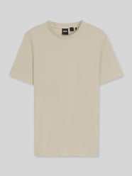 Regular Fit T-Shirt aus Baumwoll-Mix Modell 'TIBURT 240' von BOSS Beige - 21