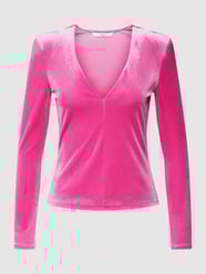 Longsleeve in Velours-Optik von Mango Pink - 27