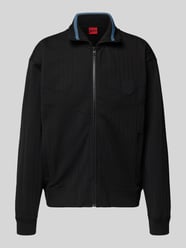 Regular Fit Sweatjacke aus Baumwoll-Mix Modell 'DAVRONTO' von HUGO - 1