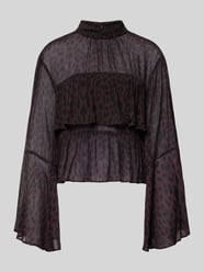 Blouse van viscose met volants, model 'Tessa' van OH APRIL - 36