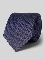 Zijden stropdas met labeldetail aan de achterkant van OLYMP - 22