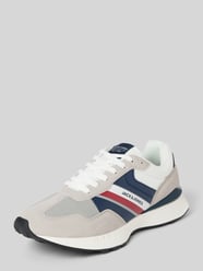 Sneakers met labelpatch en -print, model 'BOSTON' van Jack & Jones Grijs / zwart - 1