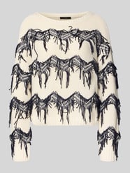 Strickpullover mit Applikationen von Oui - 12