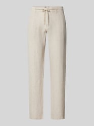 Regular Fit Leinenhose aus reinem Leinen von MCNEAL - 16