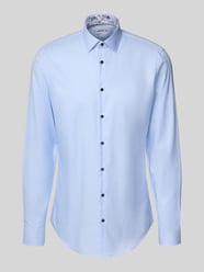 Slim fit zakelijk overhemd met extra lange mouwen van Jake*s - 5