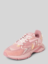 Sneakers met labelprint, model 'NEO' van Lacoste Fuchsia - 32