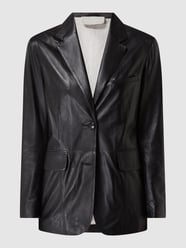 Żakiet ze skóry model ‘Elsa’ od Oakwood Czarny - 36