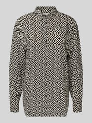 Regular fit overhemdblouse van viscose met grafisch motief van Christian Berg Woman - 27