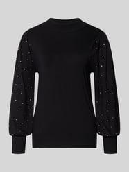 Gebreide pullover met siersteentjes, model 'DOTKA' van FREE/QUENT - 48