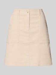 Minirok met steekzakken, model 'Reah' van OPUS Beige - 10