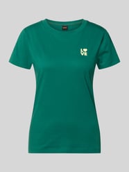 t-shirt o kroju regular fit z czystej bawełny model 'C_ESOGO_3' od BOSS Orange - 34