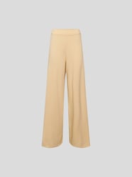 Wide Leg Hose aus Merinowolle von Roberto Collina Gelb - 5