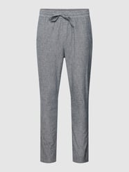 Stoffhose mit Streifenmuster Modell 'LINUS' von Only & Sons Blau - 42