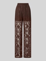 Stoffen broek van kant model 'ALMI' van YAS - 34