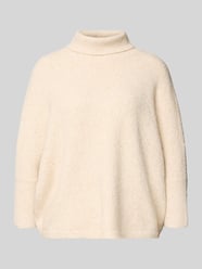 Oversized sweter z golfem z dodatkiem wełny model „Tiola” od someday. - 27