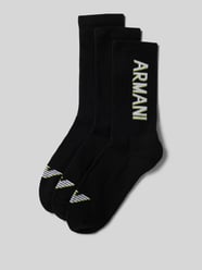 Socken mit Label-Stitching im 3er-Pack von Emporio Armani - 14