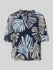 Bluzka w stylu koszuli o kroju regular fit w plisowanym wyglądzie od s.Oliver BLACK LABEL - 10