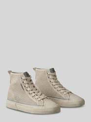 Sneakersy o wysokim kroju z czystej bawełny od CK Calvin Klein - 44