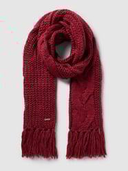 Strickschal mit Strukturmuster von Seeberger Pink - 24