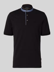 Koszulka polo o kroju regular fit ze stójką i wyhaftowanym logo od bugatti - 40