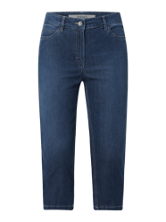 Slim Fit Caprijeans mit Stretch-Anteil Modell 'Cora' von Zerres Blau / Türkis - 22
