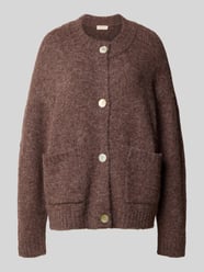 Gebreid jack met knoopsluiting, model 'Lulu' van FREE/QUENT - 2