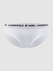 Hipster aus Lyocell-Elasthan-Mix  von Karl Lagerfeld Weiß - 34