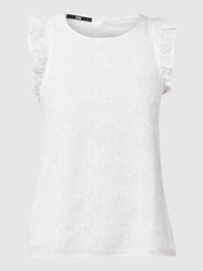 Top met borduursels van LTB Wit - 32