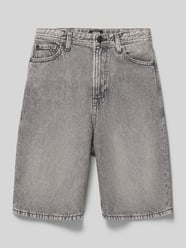 Szorty jeansowe z wpuszczanymi kieszeniami model 'IRON' od JACK & JONES - 1