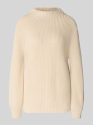 Regular Fit Strickpullover aus Baumwoll-Mix von s.Oliver RED LABEL Beige - 6