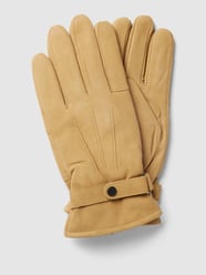 Lederhandschuhe mit verstellbarem Riegel von Barbour Beige - 10