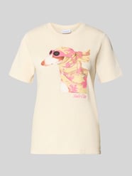 T-shirt met motiefprint van COMMA - 7