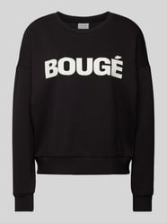 Sweatshirt mit Statement-Print Modell 'SIFFI BOUG' von Vila Schwarz - 26