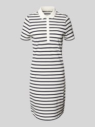 Knielanges Polokleid mit kurzer Knopfleiste von GANT - 3