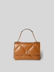 Handtasche mit Label-Detail von Tory Burch Braun - 3