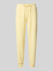 Spodnie dresowe o kroju slim fit z dodatkiem wiskozy od Christian Berg Woman - 1