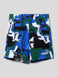 Korte broek met labelprint, model 'STREET ART' van Puma Wit - 19