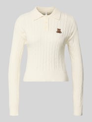 Slim Fit Poloshirt aus Viskose-Mix Modell 'KATIA' von ONLY - 1