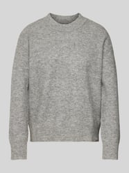 Sweter z dzianiny z dodatkiem wełny model „ANOUR” od Samsøe Samsøe - 32