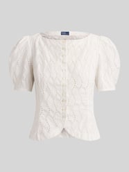 Bluzka z krótkim rękawem o kroju slim fit z czystej bawełny model 'JULES' od Polo Ralph Lauren - 20