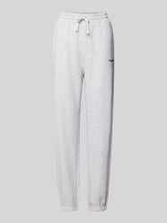 Sweatpants met labelprint, model 'JCSAJA' van TheJoggConcept Grijs / zwart - 22