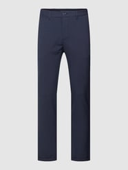 Stoffhose mit Eingrifftaschen Modell 'liam' von Matinique Blau - 45
